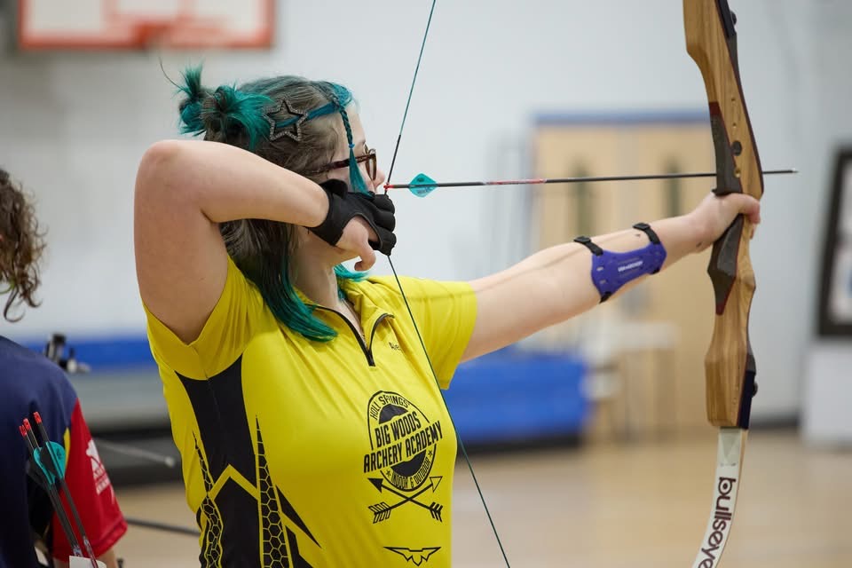 brownie with drawn bow